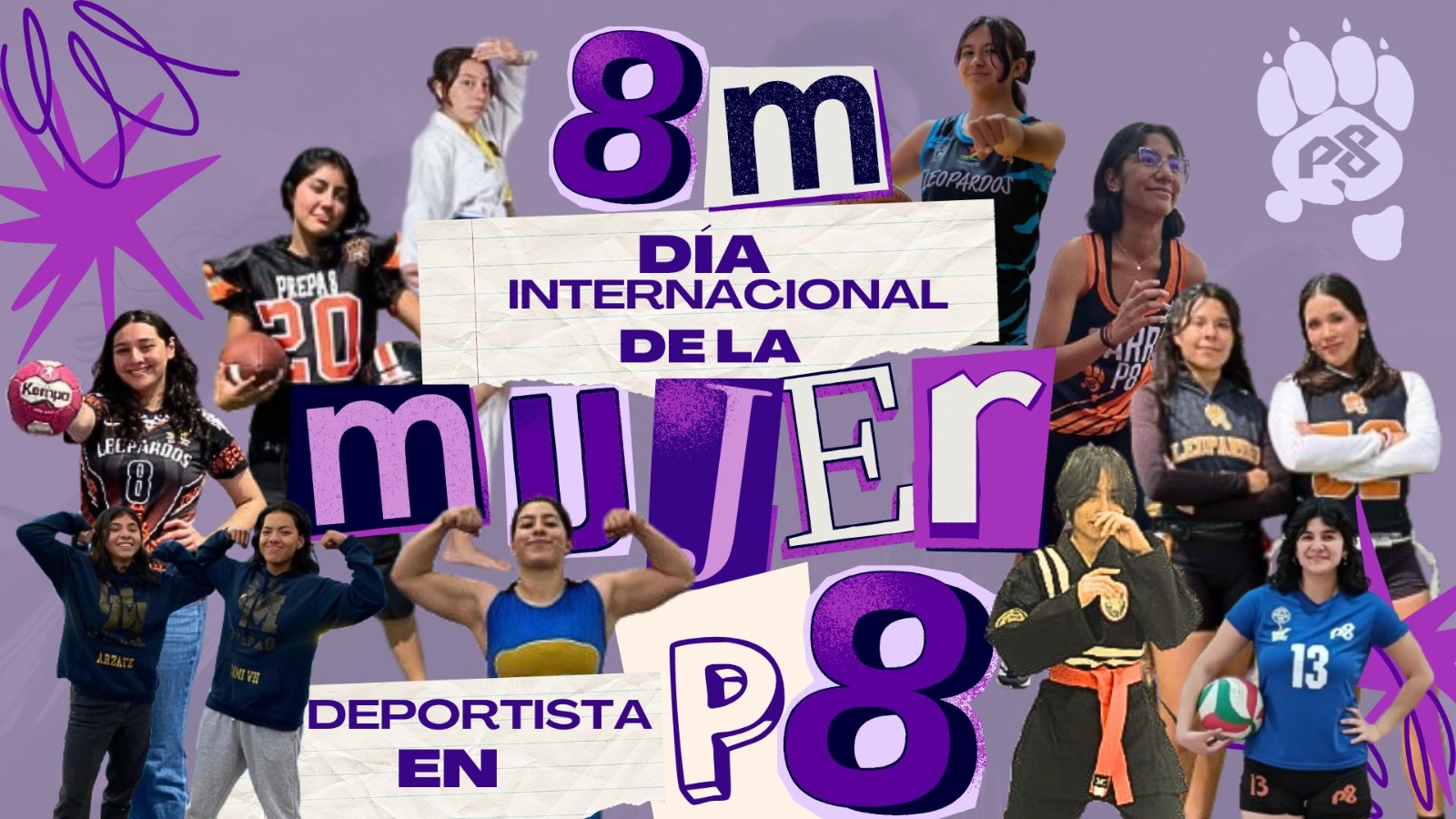 DÍA INTERNACIONAL DE LA MUJER DEPORTISTA EN P8